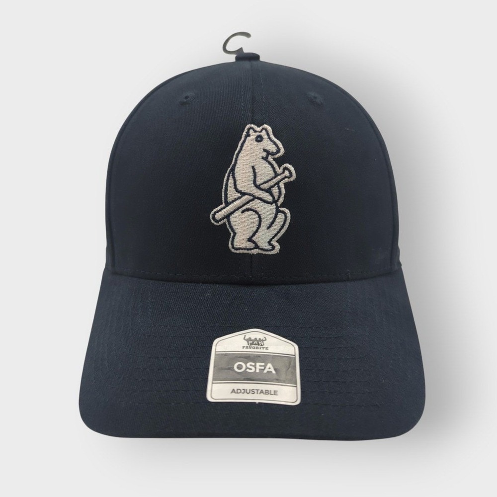 Chicago Cubs Vintage Logo Fan Favorite Cooperstown Collection Navy Baseball Hat